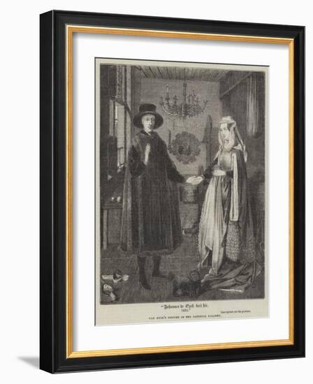 Johannes De Eyck Fecit Hic, 1434-Jan van Eyck-Framed Giclee Print