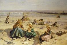 A Day at the Seaside-Johannes Evert Akkeringa-Giclee Print