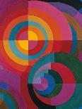 Sphere of Colorful Bands, c.1919-20-Johannes Itten-Framed Art Print