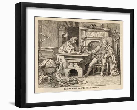 Johannes Kepler German Astronomer with Rudolf II-Trentwald-Framed Art Print