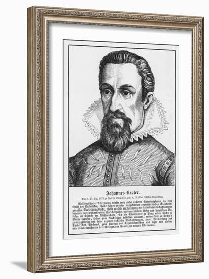 Johannes Kepler German Astronomer-null-Framed Art Print