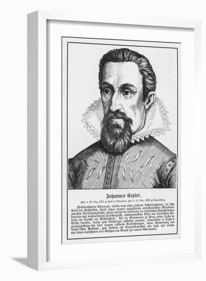 Johannes Kepler German Astronomer-null-Framed Art Print