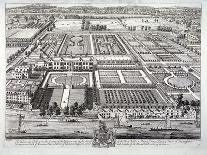 Aerial View of the Seat of the Dukes of Beaufort, Chelsea, London, C1720-Johannes Kip-Giclee Print