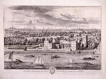 Aerial View of the Seat of the Dukes of Beaufort, Chelsea, London, C1720-Johannes Kip-Giclee Print