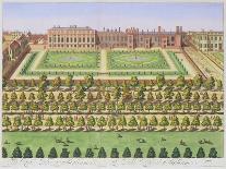 Aerial View of the Seat of the Dukes of Beaufort, Chelsea, London, C1720-Johannes Kip-Framed Giclee Print