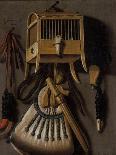 Still Life with Bird Trapping Equipment, 1660-Johannes Leemans-Framed Giclee Print