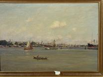 Harbour in Rotterdam, 1897-Johannes Martin Grimelund-Giclee Print