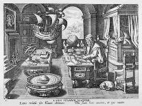 Illustration of a Printing Shop-Johannes Stradanus-Premier Image Canvas