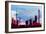 Johannesburg City Skyline-NaxArt-Framed Premium Giclee Print