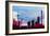 Johannesburg City Skyline-NaxArt-Framed Art Print