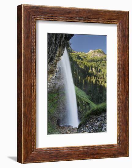 Johannesfall Waterfall, Radstadter Tauern, Salzburg, Austria-Rainer Mirau-Framed Photographic Print