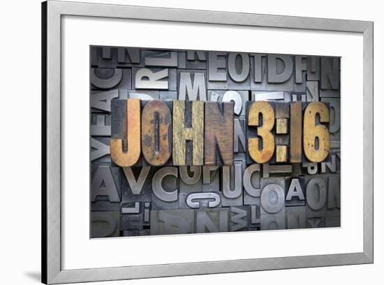 John 3:16-enterlinedesign-Framed Photographic Print