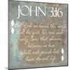 John 3-16-Taylor Greene-Mounted Art Print