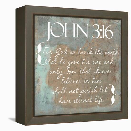 John 3-16-Taylor Greene-Framed Stretched Canvas