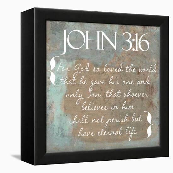 John 3-16-Taylor Greene-Framed Stretched Canvas