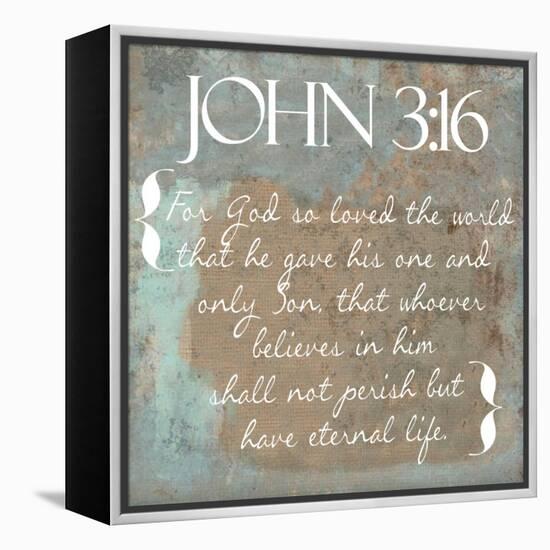 John 3-16-Taylor Greene-Framed Stretched Canvas