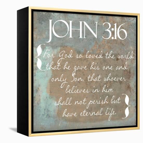 John 3-16-Taylor Greene-Framed Stretched Canvas