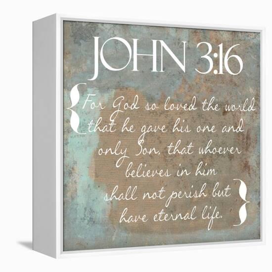 John 3-16-Taylor Greene-Framed Stretched Canvas