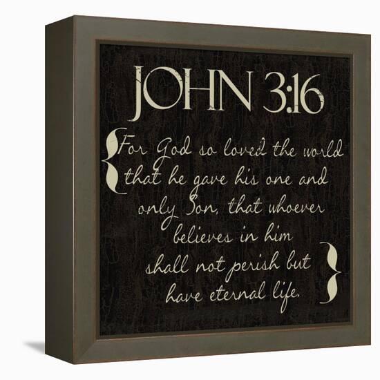 John 3-16-Taylor Greene-Framed Stretched Canvas