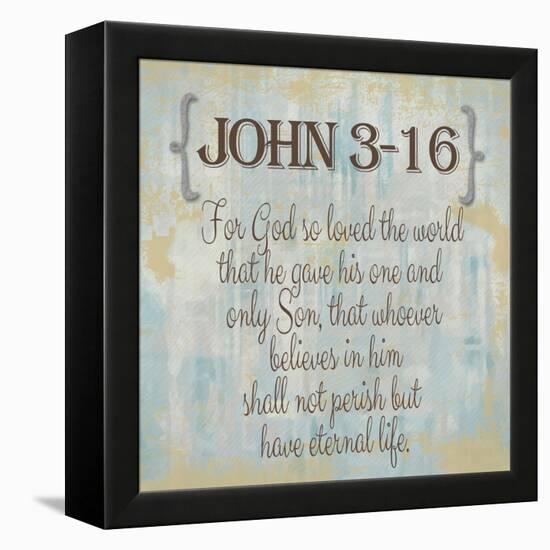 John 3-16-Taylor Greene-Framed Stretched Canvas