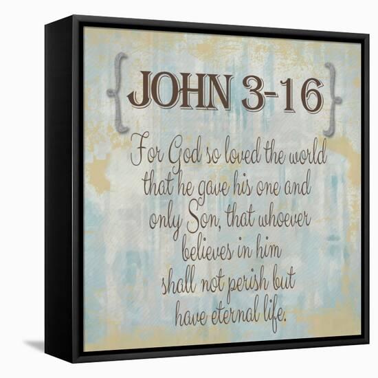 John 3-16-Taylor Greene-Framed Stretched Canvas