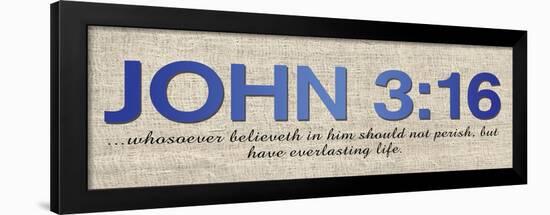 John 3:16-Lauren Gibbons-Framed Art Print
