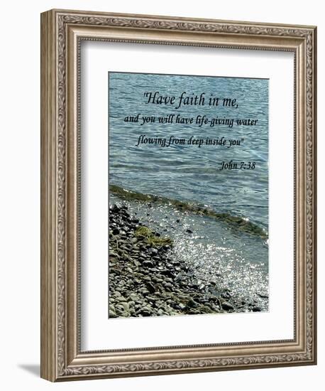 John 7:38-Ruth Palmer 2-Framed Art Print