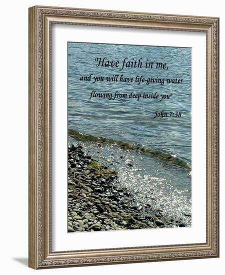 John 7:38-Ruth Palmer 2-Framed Art Print