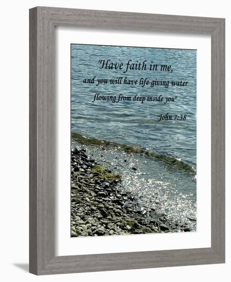 John 7:38-Ruth Palmer 2-Framed Art Print