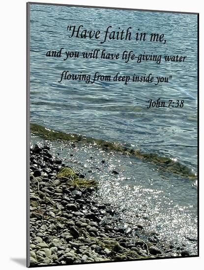 John 7:38-Ruth Palmer 2-Mounted Art Print