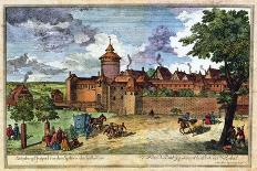 Hospital Gate, Nuremberg, Germany, 17th or 18th Century-John Adam-Framed Premier Image Canvas