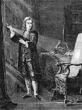 Newton Investigating Light, C1879-John Adam Houston-Giclee Print