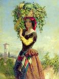 An Italian Fruit Seller-John Adam P. Houston-Giclee Print