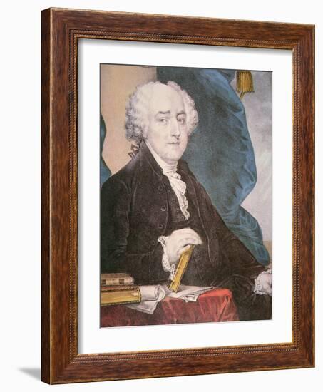 John Adams (1735-1826)-Gilbert Stuart-Framed Giclee Print