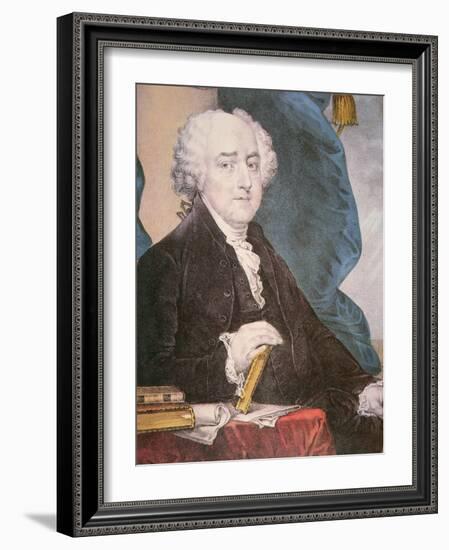 John Adams (1735-1826)-Gilbert Stuart-Framed Giclee Print