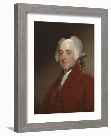 John Adams, C. 1800-15-Gilbert Stuart-Framed Art Print