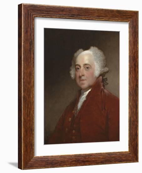 John Adams, C. 1800-15-Gilbert Stuart-Framed Art Print