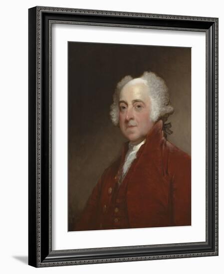 John Adams, C. 1800-15-Gilbert Stuart-Framed Art Print