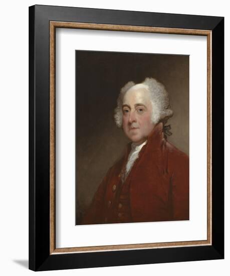 John Adams, C. 1800-15-Gilbert Stuart-Framed Art Print