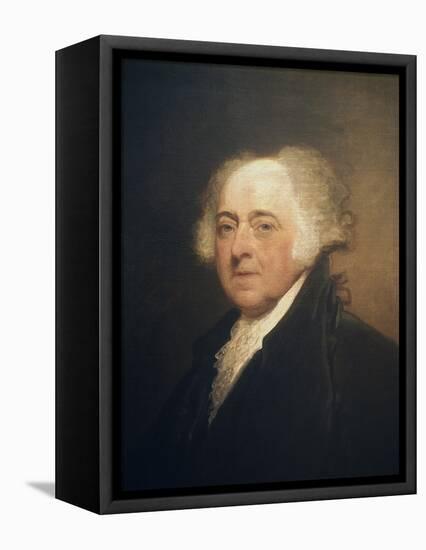 John Adams-Gilbert Stuart-Framed Premier Image Canvas