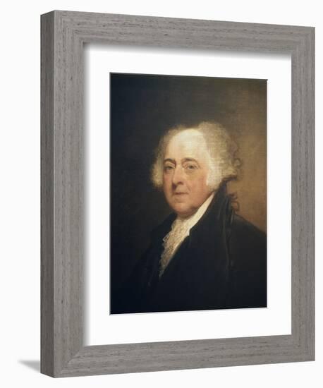 John Adams-Gilbert Stuart-Framed Giclee Print