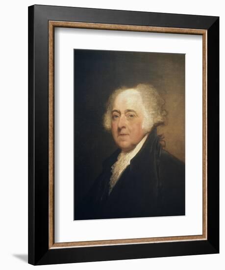 John Adams-Gilbert Stuart-Framed Giclee Print