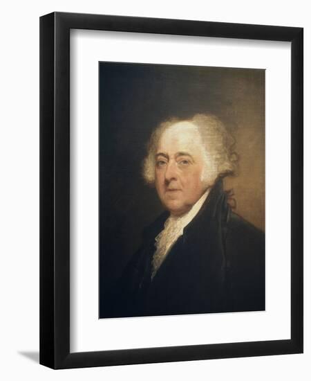 John Adams-Gilbert Stuart-Framed Giclee Print