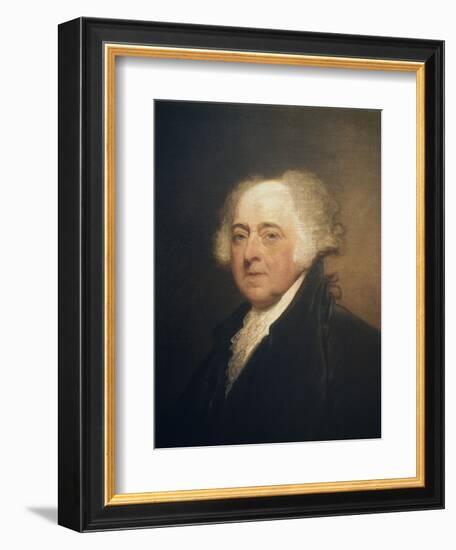 John Adams-Gilbert Stuart-Framed Giclee Print