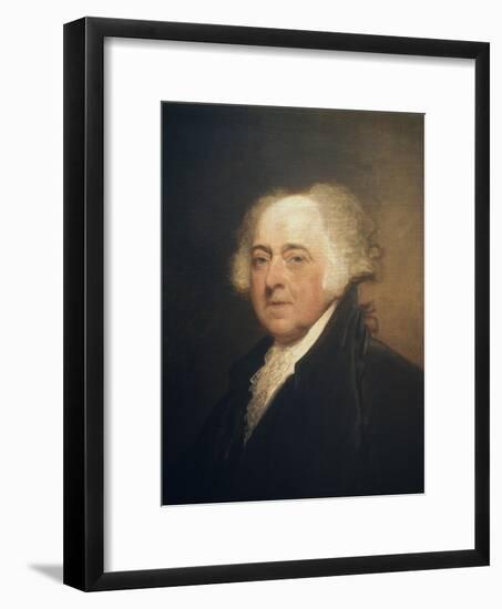 John Adams-Gilbert Stuart-Framed Giclee Print