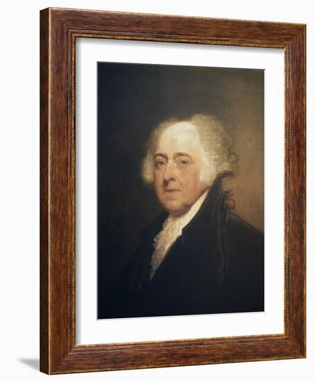 John Adams-Gilbert Stuart-Framed Giclee Print