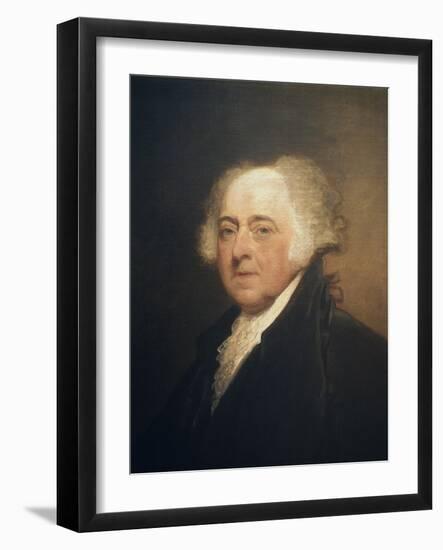 John Adams-Gilbert Stuart-Framed Giclee Print