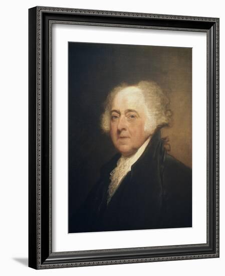 John Adams-Gilbert Stuart-Framed Giclee Print