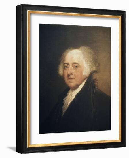 John Adams-Gilbert Stuart-Framed Giclee Print