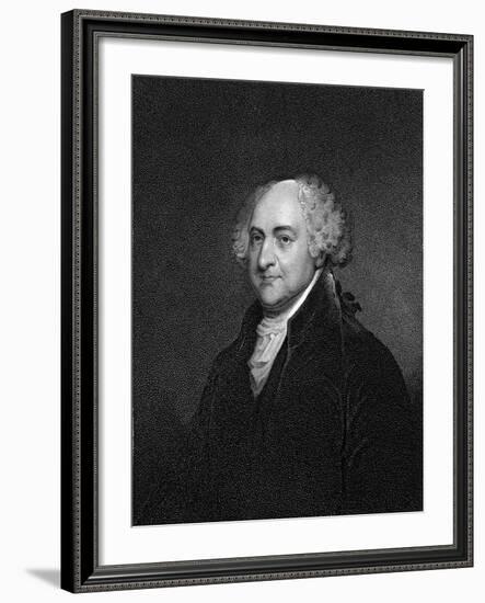 John Adams-James Barton Longacre-Framed Giclee Print